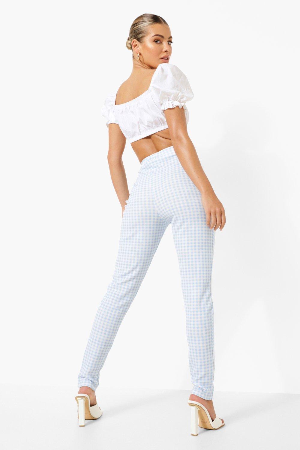 Boohoo deals gingham pants